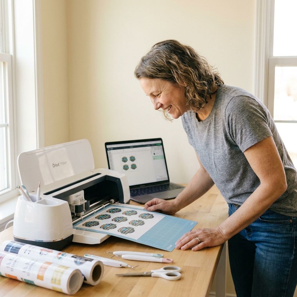 Free Printable Sticker Sheets: How to Master Print Then Cut