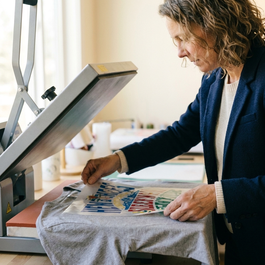 How to Layer Iron-On Vinyl on T-Shirts